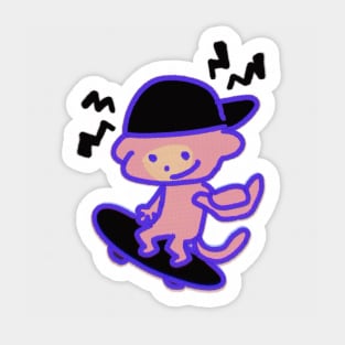 Skater Monkey! Sticker